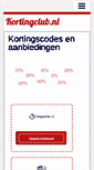 Mobile Screenshot of kortingclub.nl